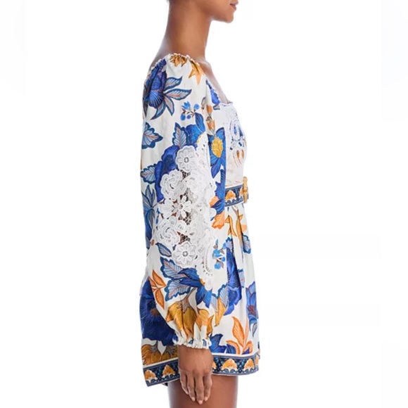 NWT FARM Rio Lace Trim Romper - Picture 6 of 10